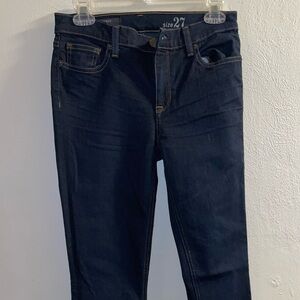J. Crew Women's Reid Dark Blue Skinny Jeans size 27